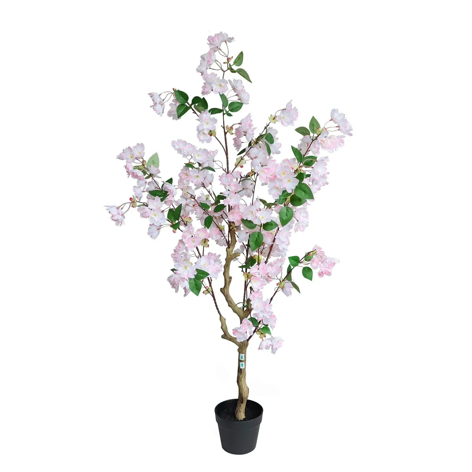 50" Artificial White Flowering Tree in Pot for Outdoor Indoor Use